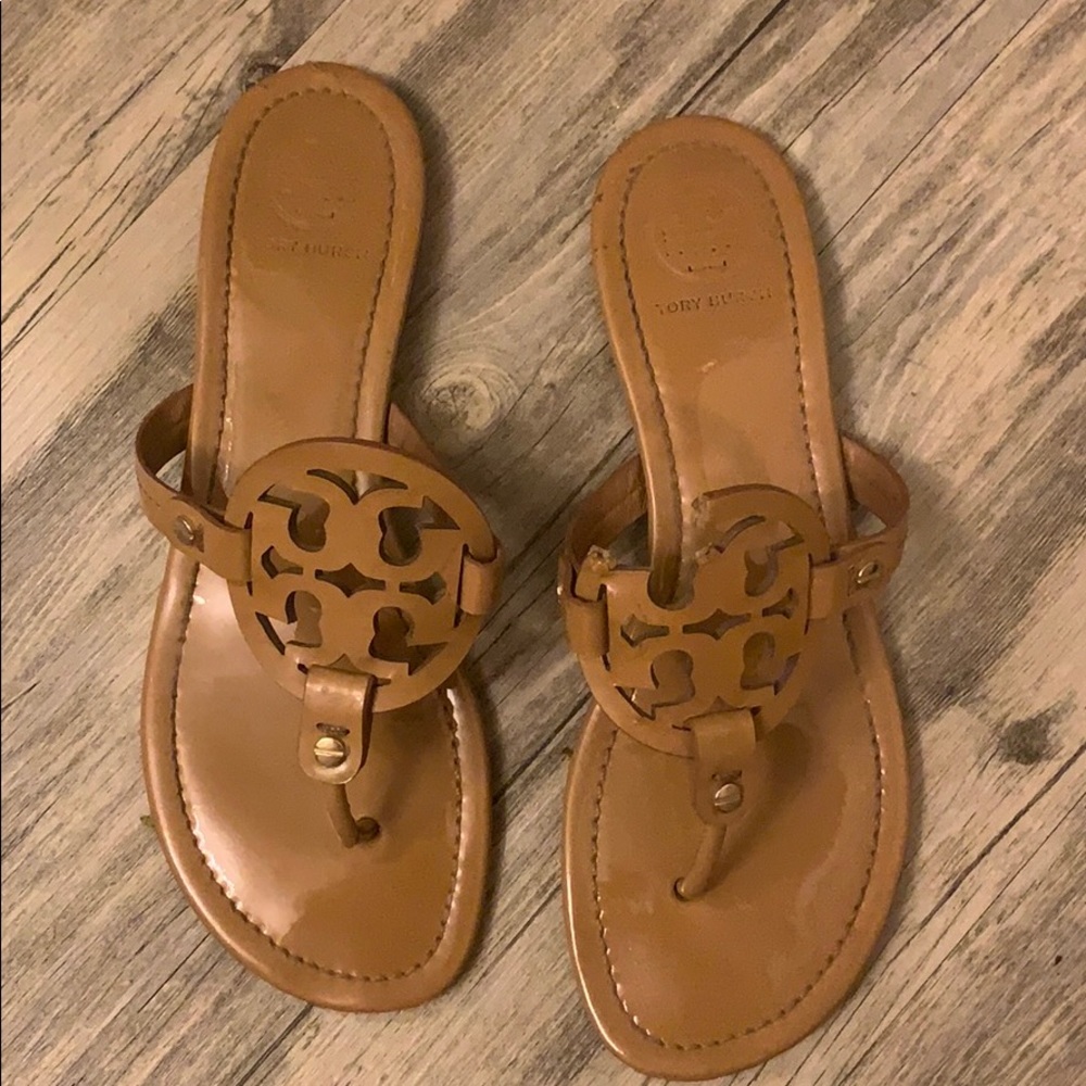Tory Burch Miller Sandals Tan